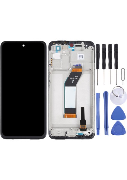 Çelik Pro Xiaomi Uyumlu 21121119SG Redmi 10 2022 Ekran LCD Dokunmatik Full Çıtalı