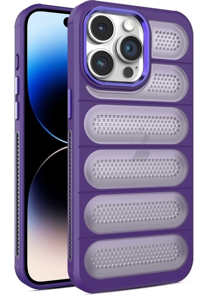 iPhone 14 Pro Kılıf Airmax Cooling Armor Delikli Kapak