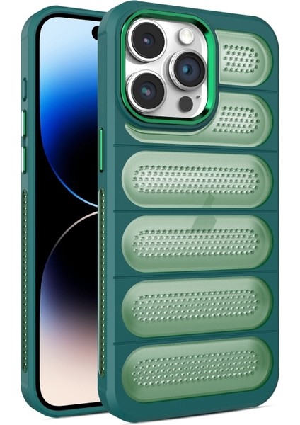 iPhone 14 Pro Kılıf Airmax Cooling Armor Delikli Kapak