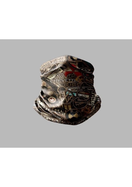 Karışık Çok Desenli Tasarımlı Motorcu Çok Amaçlı Outdoor Boyunluk Unisex Bandana