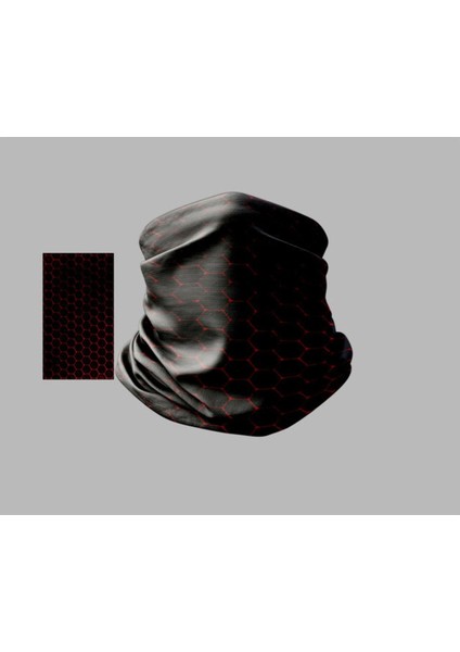 Datwork Tasarımlı Motorcu Çok Amaçlı Outdoor Boyunluk Unisex Bandana