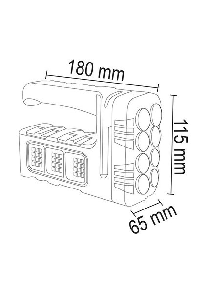Güneş Enerjili 30W Fener (FL-3360)