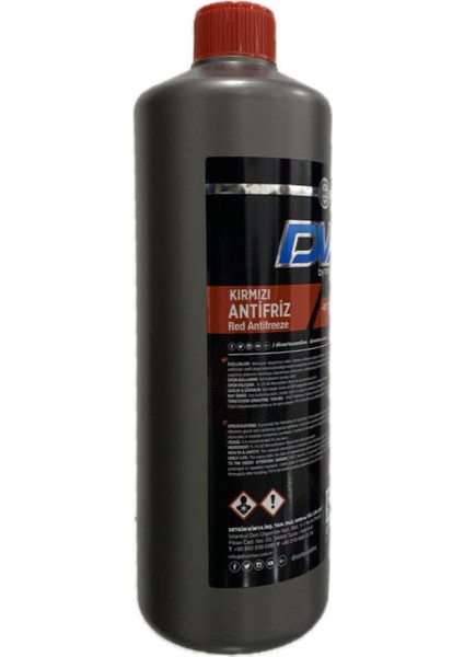 Dvx -40 Organik Kırmızı Antifriz 1 Lt.