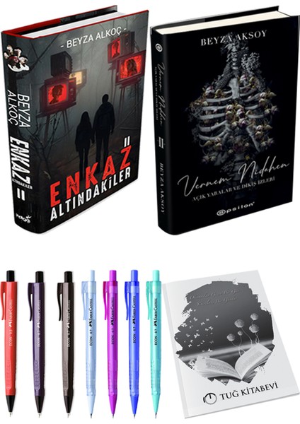 Enkaz Altındakiler 2 - Karanlığın Şehri 2 + Kalem + Not Defteri