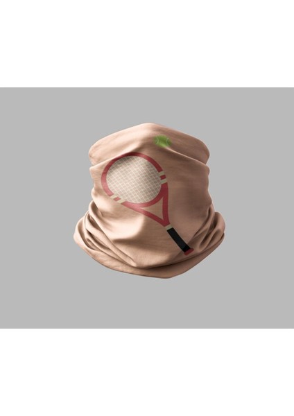 Tenis Tasarımlı Motorcu Çok Amaçlı Outdoor Boyunluk Unisex Bandana