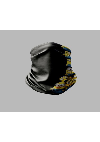 Minyonlar Tasarımlı Motorcu Çok Amaçlı Outdoor Boyunluk Unisex Bandana