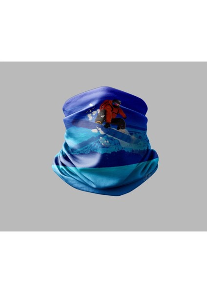 Kayak & Dağ Tasarımlı Motorcu Çok Amaçlı Outdoor Boyunluk Unisex Bandana
