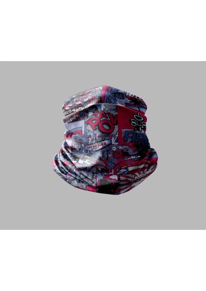 Karışık Çok Desenli Tasarımlı Motorcu Çok Amaçlı Outdoor Boyunluk Unisex Bandana