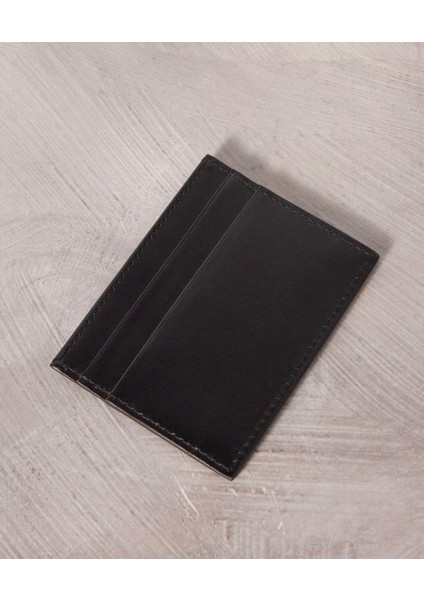 Logo-Print Leather Card Holder fırsatları
