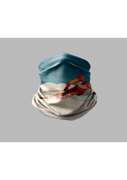 Kayak & Dağ Tasarımlı Motorcu Çok Amaçlı Outdoor Boyunluk Unisex Bandana