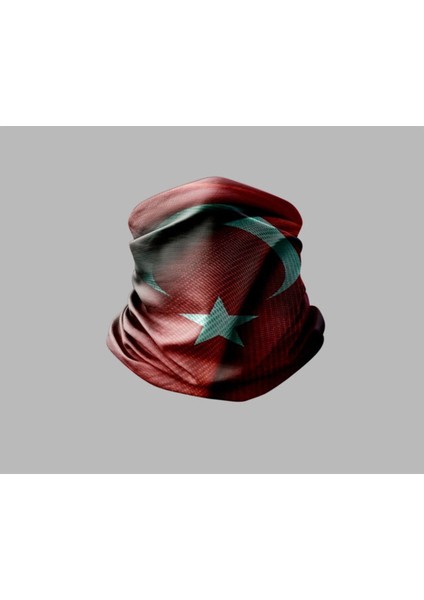 Türk Bayrağı Tasarımlı Motorsiklet Bandana
