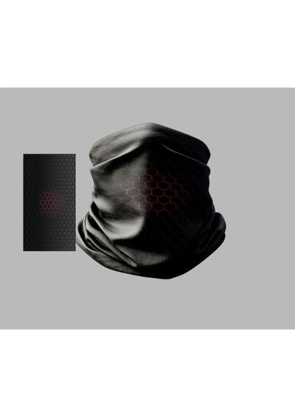 Datwork Tasarımlı Motorcu Çok Amaçlı Outdoor Boyunluk Unisex Bandana