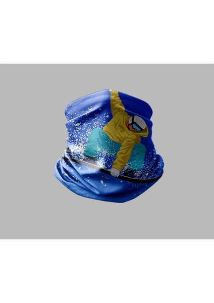 Kayak & Dağ Tasarımlı Motorcu Çok Amaçlı Outdoor Boyunluk Unisex Bandana