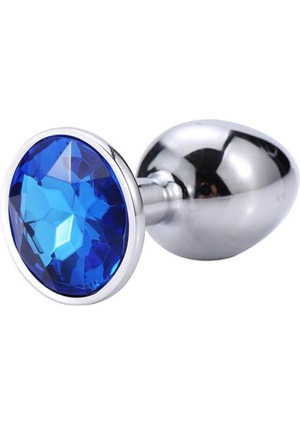 Pridex Medikal Pridex Mücevher Taşlı Küçük Boy Paslanmaz Çelik Anal Tıkaç Plug