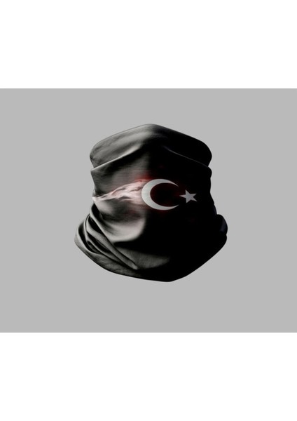 Türk Bayrağı Tasarımlı Motorsiklet Bandana