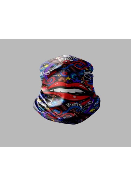 Karışık Çok Desenli Tasarımlı Motorcu Çok Amaçlı Outdoor Boyunluk Unisex Bandana