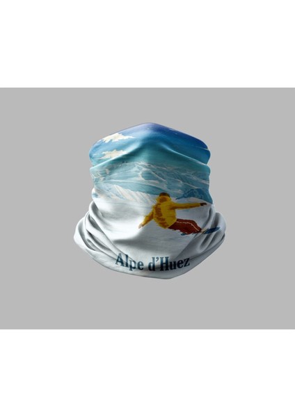 Kayak & Dağ Tasarımlı Motorcu Çok Amaçlı Outdoor Boyunluk Unisex Bandana