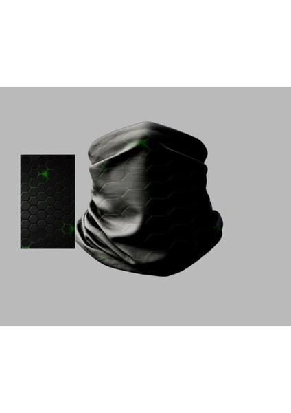 Datwork Tasarımlı Motorcu Çok Amaçlı Outdoor Boyunluk Unisex Bandana