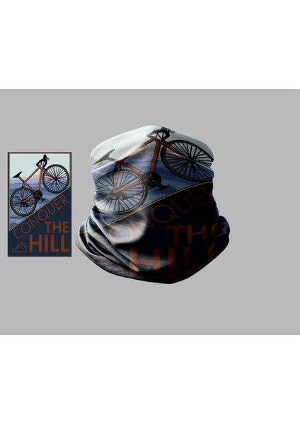 Bisiklet Tasarımlı Motorcu Çok Amaçlı Outdoor Boyunluk Unisex Bandana