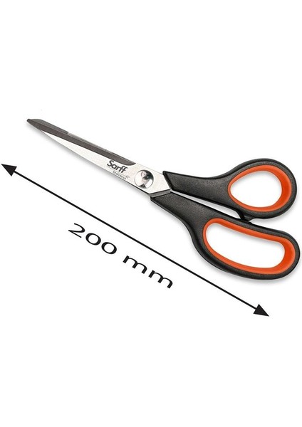 Easy Grip Kauçuk Plastik Saplı 20CM Ofis Makası