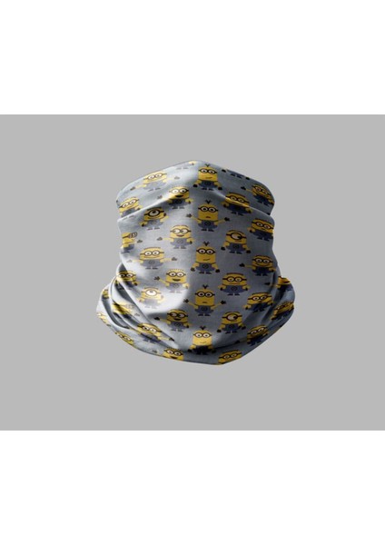 Minyonlar Tasarımlı Motorcu Çok Amaçlı Outdoor Boyunluk Unisex Bandana
