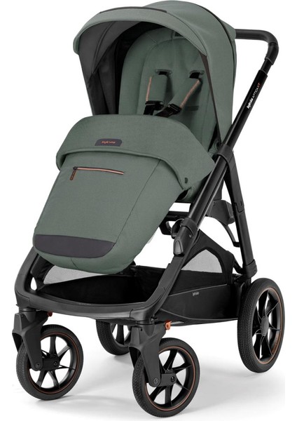 Aptica Xt Glam Tek El Tek Hamle ile Katlanıp Açılan Çift Yön Bebek Arabası - Taiga Green
