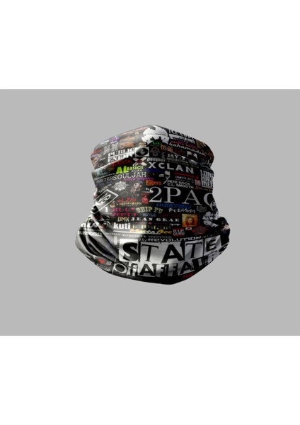 Karışık Çok Desenli Tasarımlı Motorcu Çok Amaçlı Outdoor Boyunluk Unisex Bandana