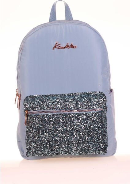 Bright Sırt Çantası Taşlı Gri K1649