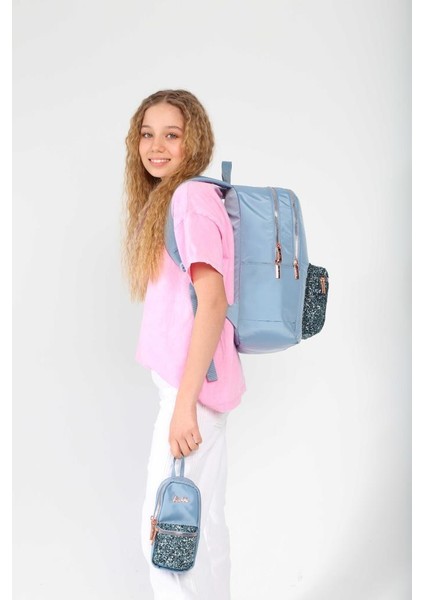 Bright Sırt Çantası Taşlı Gri K1649 fırsatları