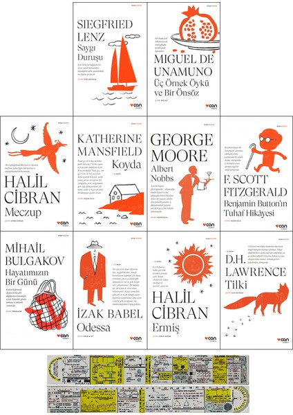 Tilki - Ermiş - Odessa - Koyda - Meczup 10 Kitap + Matematik Öğreten Cetvel