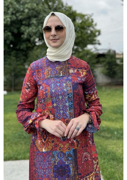 Nehir Elbise Kırmızı