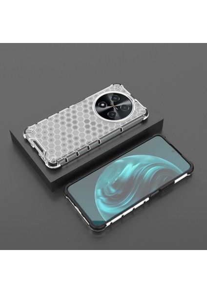 Huawei Nova 12I 4g / Enjoy 70 Pro Kılıf Için Pc+Tpu Petek Tasarımlı Koruyucu Telefon Kapağı - Gri (Yurt Dışından) indirimleri