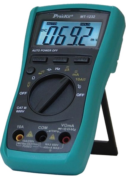 MT-1232 3 3/4 Autorange Dijital Multi̇metre; Proskit