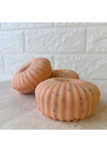 Handmade Kayısı Çekirdeği Yağlı Doğal El Yapımı Sabun Dombili Kayısı