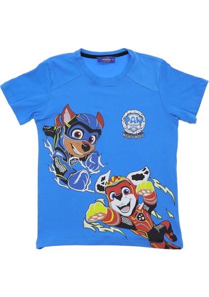 Paw Patrol Baskılı Erkek Çocuk T-Shirt