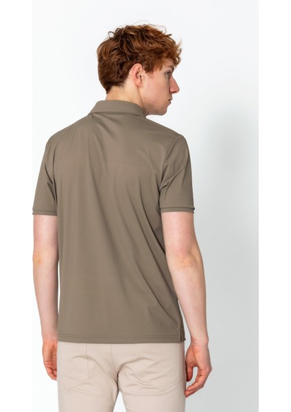 Erkek Regular Fit Salaş Düğmeli Polo Yaka Kırışmaz T-Shirt indirimleri
