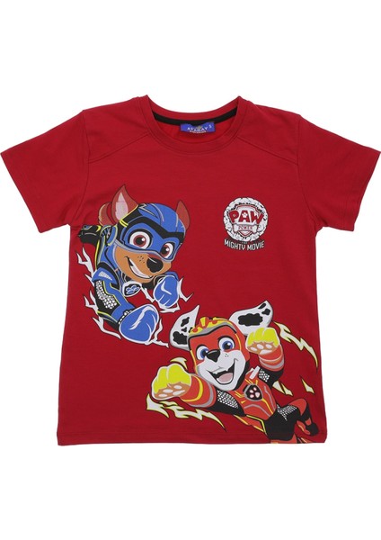 Paw Patrol Baskılı Erkek Çocuk T-Shirt