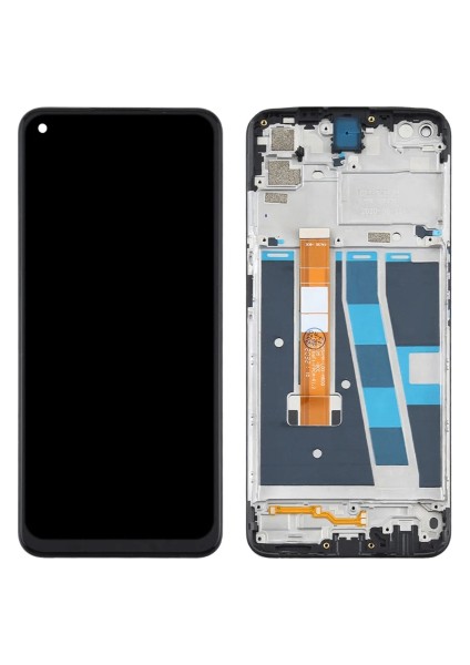 Oppo Uyumlu Oppo (CPH2069) A52 Ekran LCD Dokunmatik Full Çıtalı