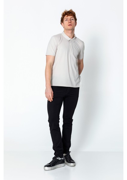 Erkek Regular Fit Salaş Düğmeli Polo Yaka Kırışmaz T-Shirt fiyatları