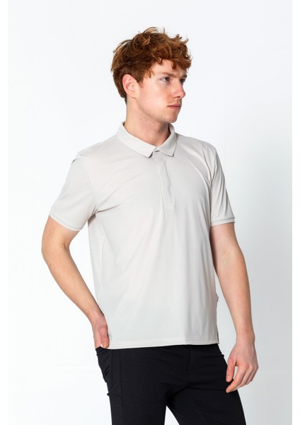 Erkek Regular Fit Salaş Düğmeli Polo Yaka Kırışmaz T-Shirt fırsatları