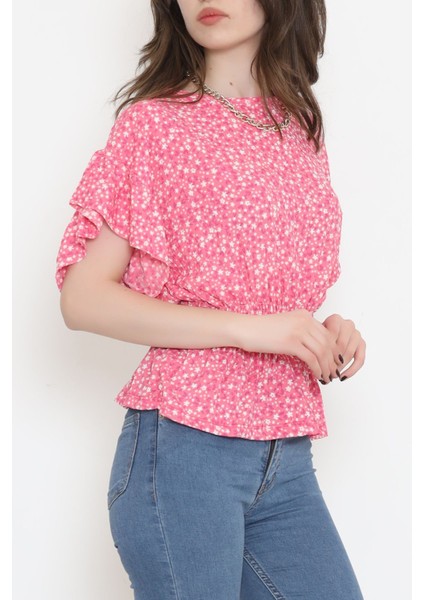 Büzgülü Bluz Pembe - 2495.555. fırsatları