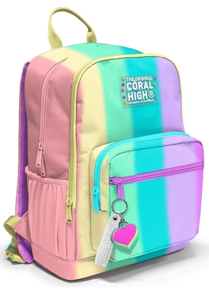Coral High Renkli Çizgili Desenli Okul Sırt Çantası 23630