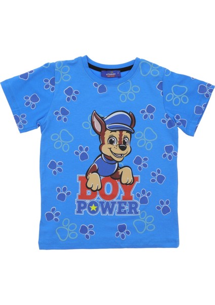 Paw Patrol Baskılı Çocuk T-Shirt