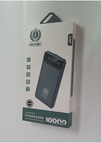 Jnuobı JN11 Slım Desıgn 10.000 Mah Dijital Göstergeli 2 Ledli Powerbank