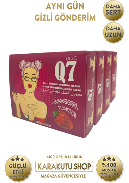 Wonderful Honey Lady 4'lü | Karakutu.shop | Performans Artrıcı