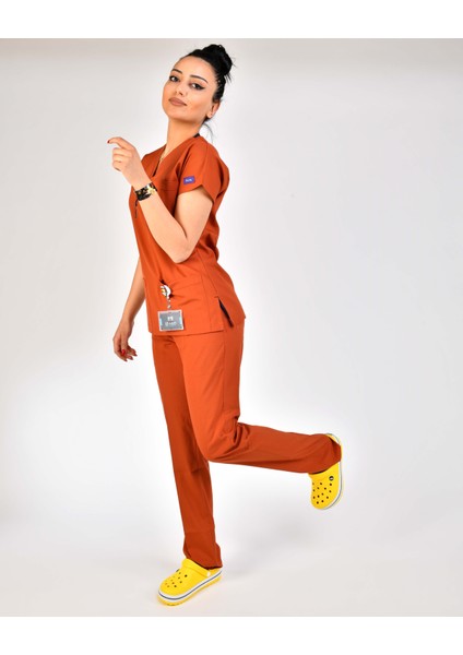 Greys - Soft Likralı - Açık Kiremit - M