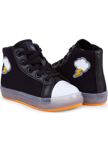 Çocuk Bağcıklı Işıklı Günlük Ayakkabı BUCK4299 Chuck High modelleri