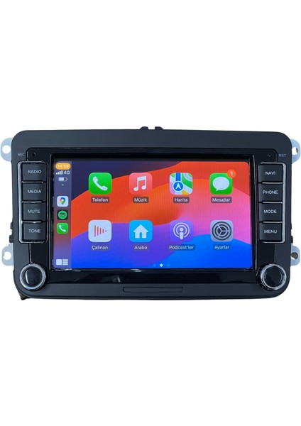 Vw Tiguan-Amarok 7inç 4gb Ram 64GB Hafıza 13.0 Android Multimedya Carplay