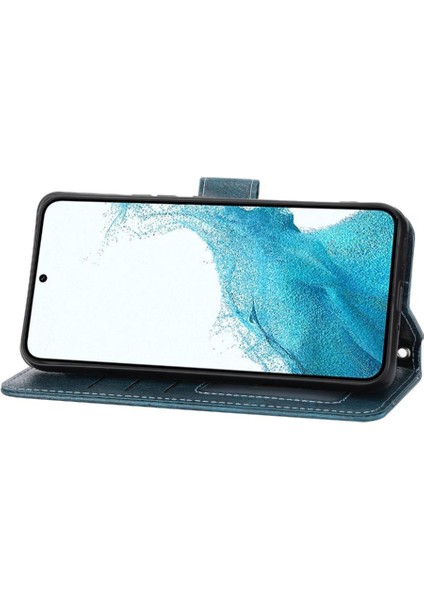 Samsung Galaxy Galaxy Kayış Pu Deri Manyetik Kapatma Kartı Için Flip Case (Yurt Dışından)