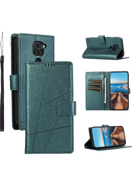 Xiaomi Redmi Not 9 Için Flip Case Kickstand Darbeye Şok Emici (Yurt Dışından)